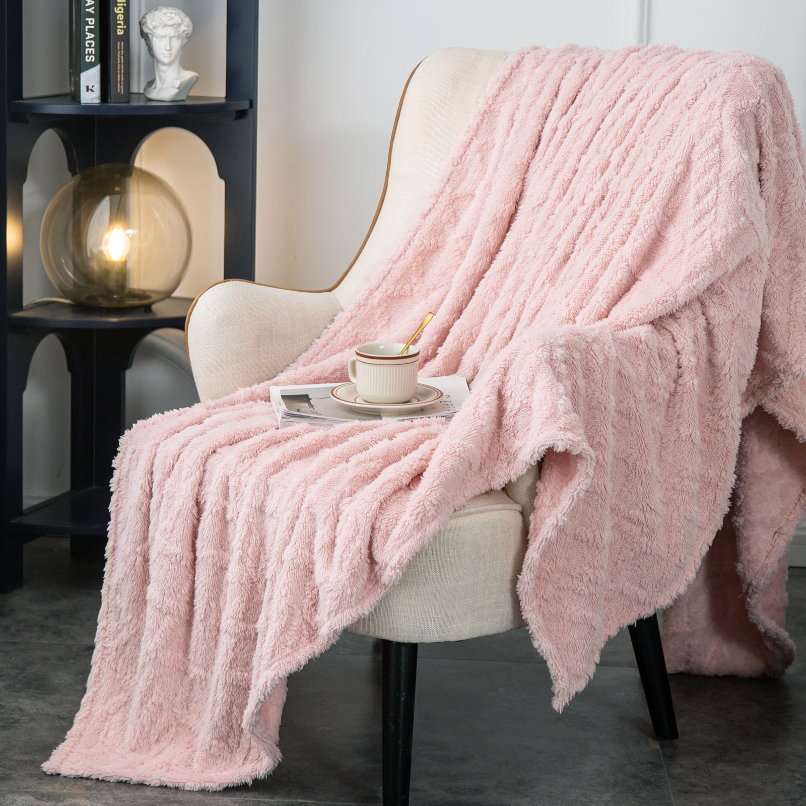 Pink authentic Sherpa Blanket